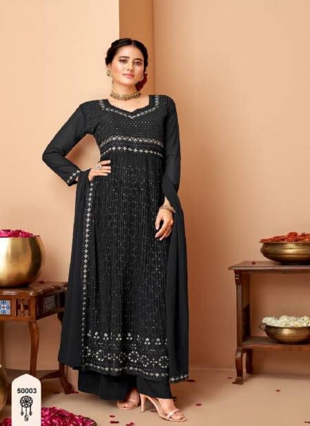 Kala Nayra 50001-50006 Georgette Wholesale Wedding Salwar Suits